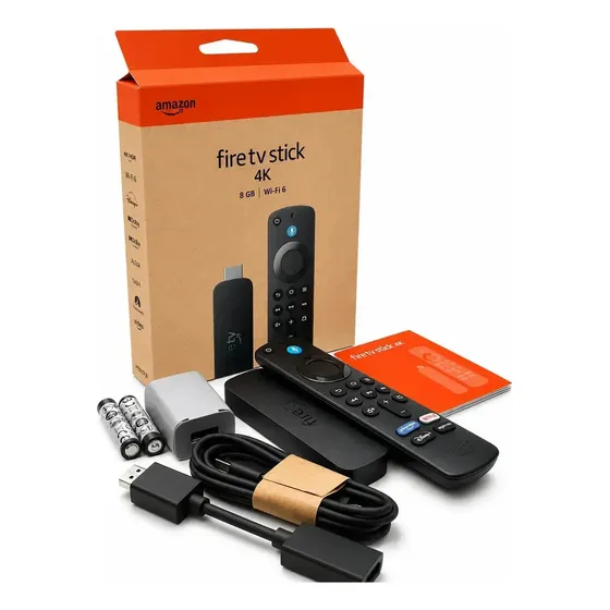 Amazon Fire Tv Stick 4k Select Wi-fi 6 Alexa 8gb Controle Por Voz Preto De Voz
