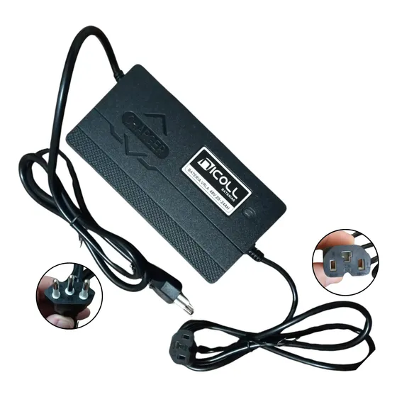 Carregador Bike Elétrica 48v 20ah Bivolt 110-220v C Garantia