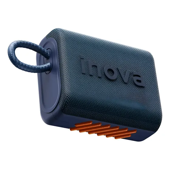 Inova Caixa De Som Mini Bluetooth Tws Grave Potent Com Radio