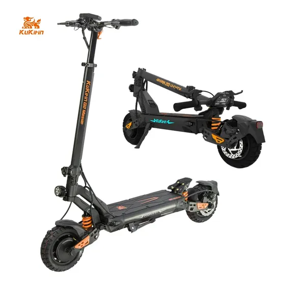 KuKirin G2 Master Patinete Eletrico Adulto, 2000W Scooter Elétrica, 60 KM/H, 70 KM de Autonomia, Bateria 52V 20.8Ah, Pneu 10", IP54