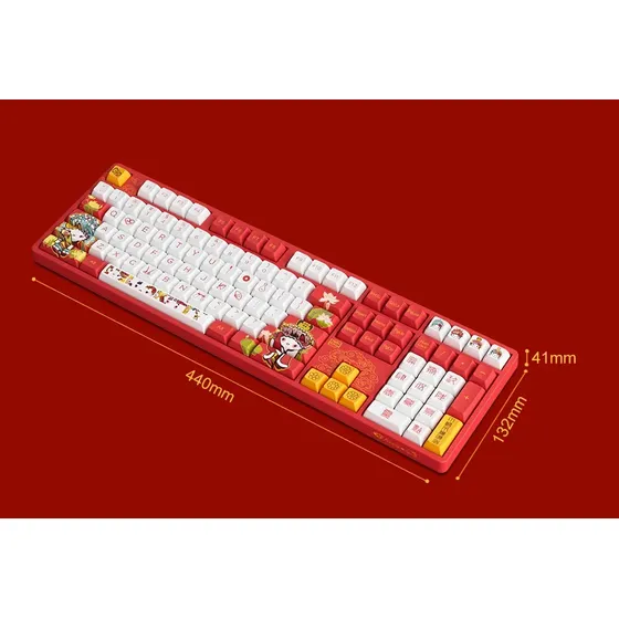 Teclado Mecânico Gamer Hello Kitty 5108S Peking Opera Switch Akko Sakura Akko