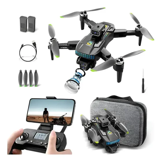 Drone XT505 Mini GPS com Câmera 4K HD e Wi-Fi FPV para Iniciantes