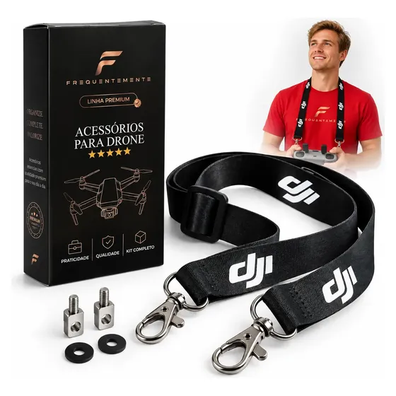 Alça Cordão Controle Drone Dji Mini 3 4 Pro Air 3 Mavic Rc2 Alça Cordão Controle Drone Dji Mini 3 4 Pro Air 3 Mavic Rc2