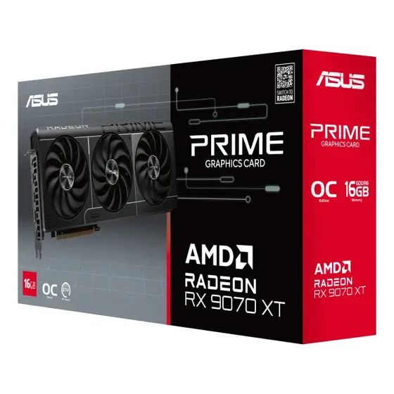 Placa Gráfica Amd Radeon Asus Prime Rx 9070 Xt 16gb Oc Placa Gráfica Amd Radeon Asus Prime Rx 9070 Xt 16gb Oc