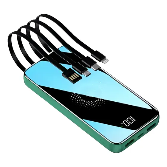 Carregador Portátil Power Bank Com Indução 10.000 A Peining