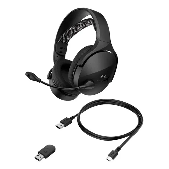 Headset Gamer Sem Fio HyperX Cloud Jet | Bluetooth 5.3, Até 25h, Preto | AJ0T1AA