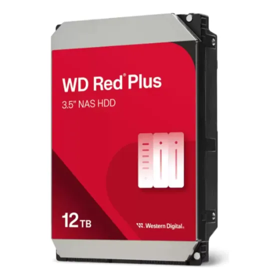 Hd 12tb Wd Red Plus Nas, 3.5', Sata Iii 6gb/s, 7200rpm, Cache 512mb - Wd120efgx