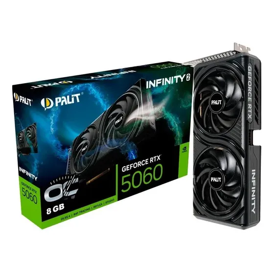 Placa De Vídeo Palit Geforce Rtx 5060 8gb Gddr7 128bits