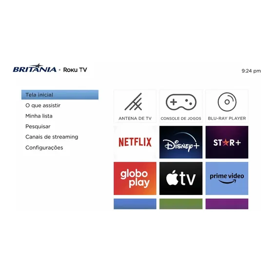 Smart Tv 50 4k Britania B50cra Uhd Roku Tv (recondicionada) (Recondicionado)