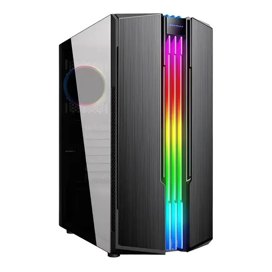 Gabinete Gamer Mid Tower Preto Mymax Eternity USB 3.0 RGB