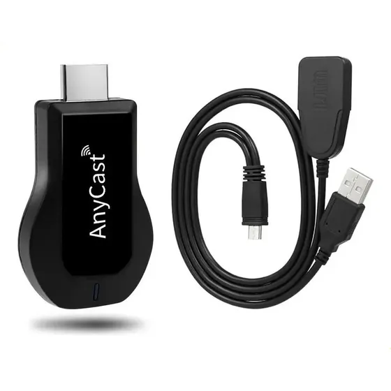 ! Novo Receptor Sem Fio Anycast Com Tela Wifi