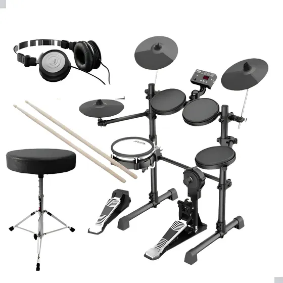 Bateria Eletrônica Aroma Tdx-15s + Banco + Fone Akg 414 Bateria Eletrônica Aroma Tdx-15s + Banco + Fone Akg 414