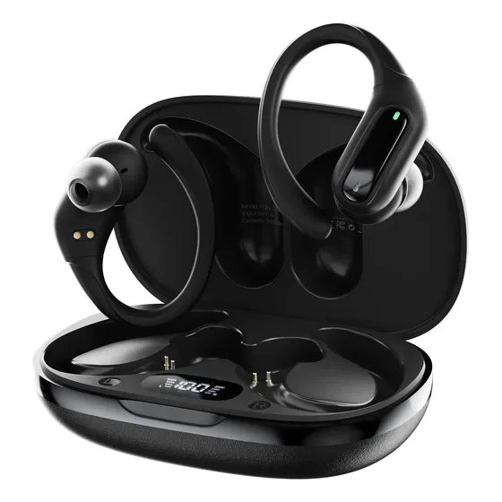 Fone De Ouvido Sem Fio Bluetooth 6.0 Impermeável Com Gancho Fone De Ouvido Sem Fio Bluetooth 6.0 Impermeável Com Gancho