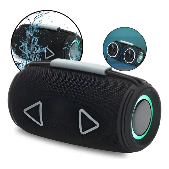 Caixa Caixinha De Som Potente 50w Bluetooth Portatil