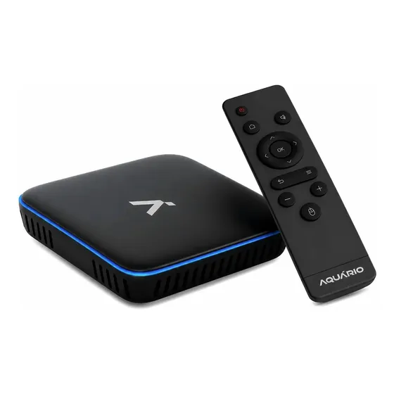 Smart Tv Box 4k Aquário Stv-2000 Plus Android Wifi Preto Pad