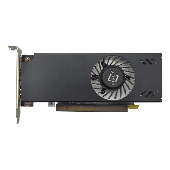 Placa Gráfica 51risc Radeon Rx 550 Lp De 4 Gb Para Jogos