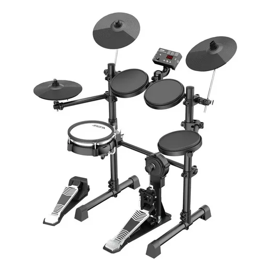 Bateria Eletrônica Aroma Tdx-15s Sem Banco Preto