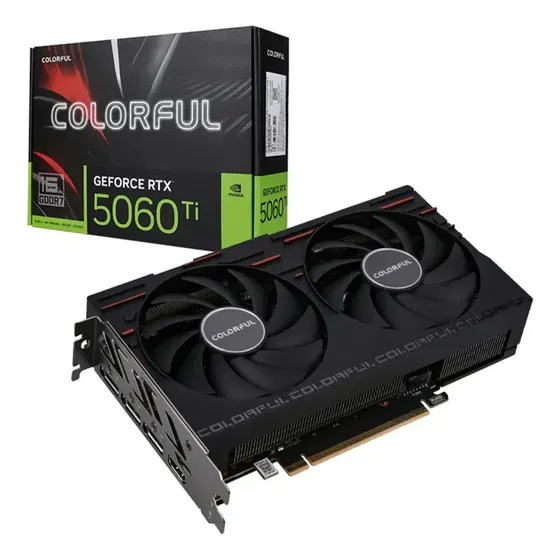 Placa De Vídeo Colorful Geforce Rtx 5060 Ti Gamingduo 16gb
