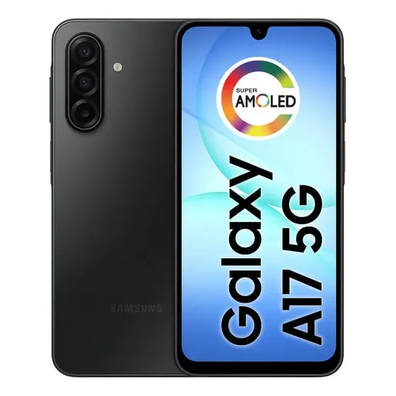 Celular Samsung Galaxy A17 Com Ia, 256gb, 8gb Ram, Câm De 50mp, Tela De 6.7 , Nfc, Ip54 - Preto 5G