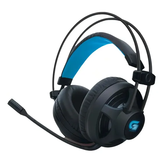 Headset Gamer Over-ear Fortrek Pro H2 Preto LED Cancelamento Ruído Headset Gamer Over-ear Fortrek Pro H2 Preto LED Cancelamento Ruído