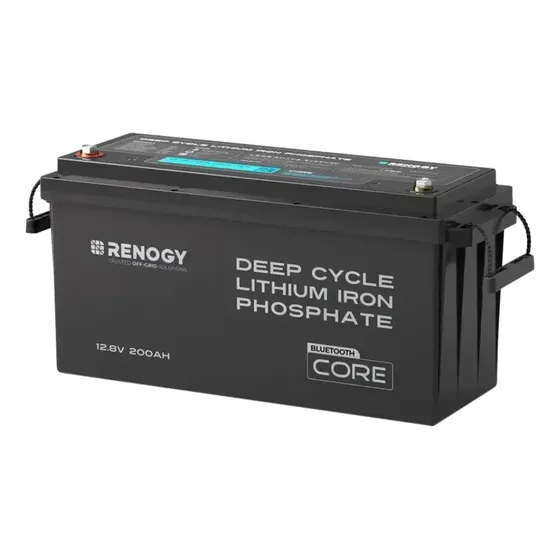 Bateria Renogy Lítio 12v 200ah Lifepo4 Bluetooth Core Bateria Renogy Lítio 12v 200ah Lifepo4 Bluetooth Core
