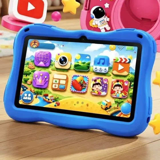 Tablet Infantil 7 Android 128gb Youtube Jogos Crianças Kids