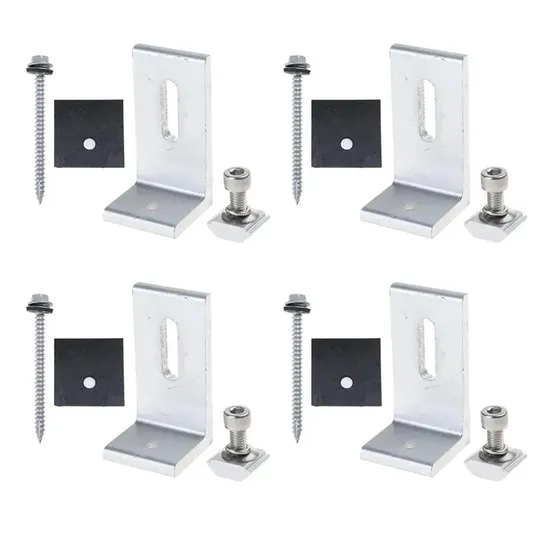 Suporte Solar Em L Para Painel Fotovoltaico Jy Em Liga