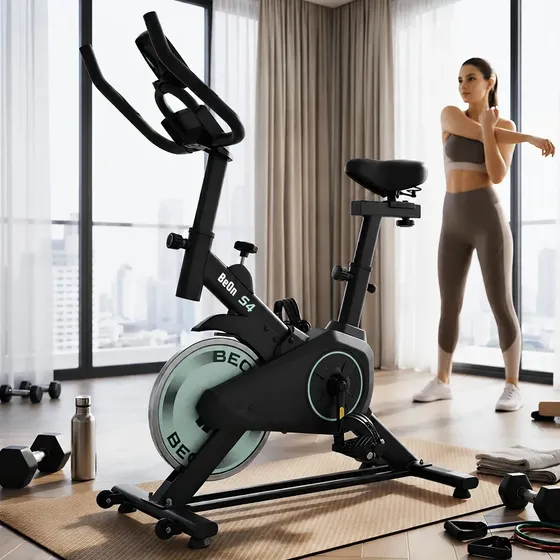 Bicicleta Ergométrica Spinning S4 Gen2 Beon Verde Bicicleta Ergométrica Spinning S4 Gen2 Beon Verde