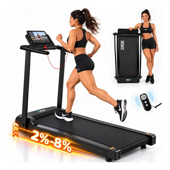 Esteira Elétrica 2.5hp Inclinação Dobrável 10km/h 120kg