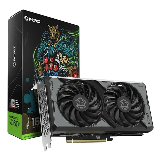 Placa De Vídeo Pcyes Nvidia Geforce Rtx 5060 Ti, 16gb, Gddr7