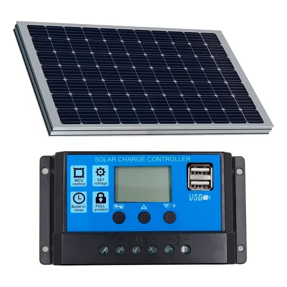Kit Placa Solar Fotovoltaica 60W + Controlador Carga PWM Ysmart Tech