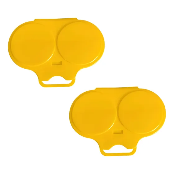 2 Peças De Caçador De Ovos De Microondas Com Tampa 2 Peças De Caçador De Ovos De Microondas Com Tampa