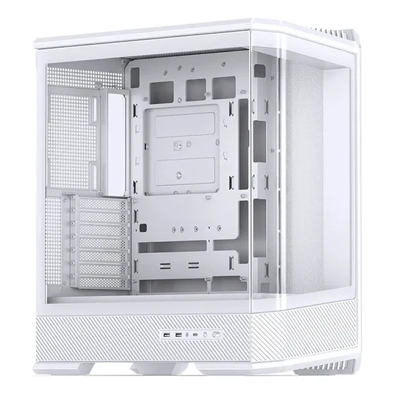 Gabinete Gamer Premium Aquario - Jonsbo D400 Branco