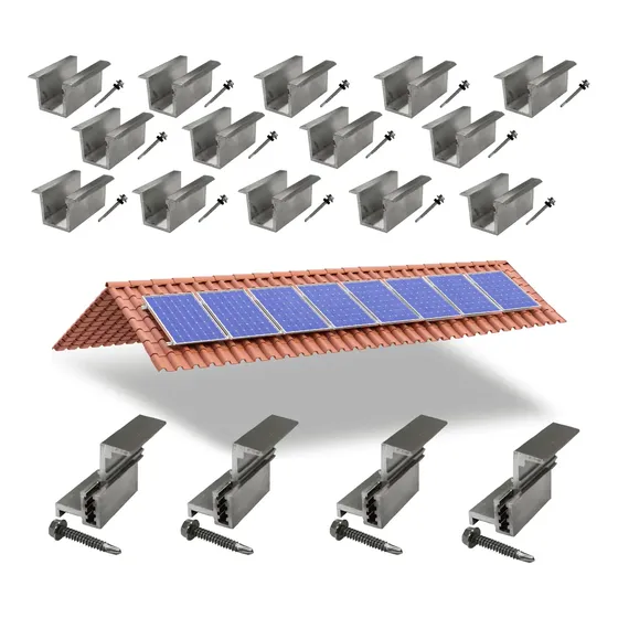 Kit Grampo Intermediário E Final Para 08 Placas Painel Solar