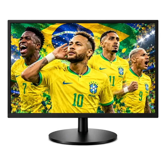 Monitor 19`` Hd 75hz Hdmi Vga Top Led Pc Cftv Gamer 127/220v