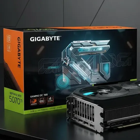 Placa De Vídeo Gigabyte Geforce Rtx 5070 Ti 16gb Gddr7
