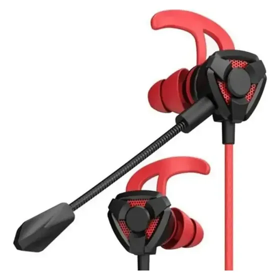 Headset Fone Gamer Free Fire Pubg Cod Microfone Surround P2 Vermelho