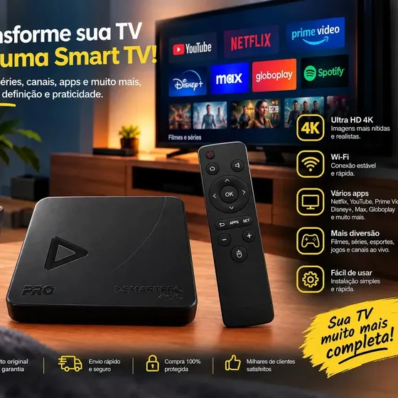 Proeletronic Smart Tv Box Prosb-3000/16gb Android 10