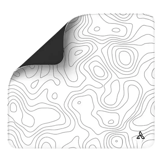 Mouse Pad Gamer Cm02 45x40cm Antiderrapant Costurada Branco - ATWE Eletrônicos