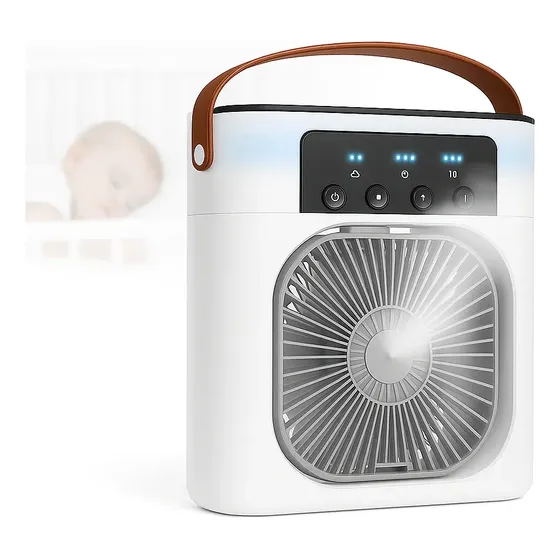 Mini Ar Condicionado Portatil Ventilador Climatizador Usb