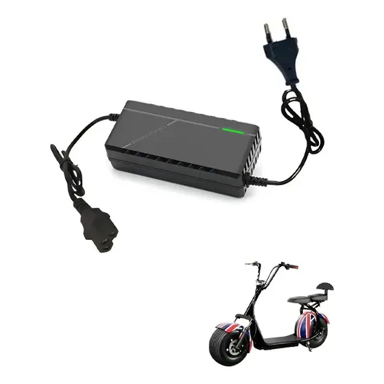 60v2a Carregador Bateria Para Scooter Moto Elétrica Citycoco