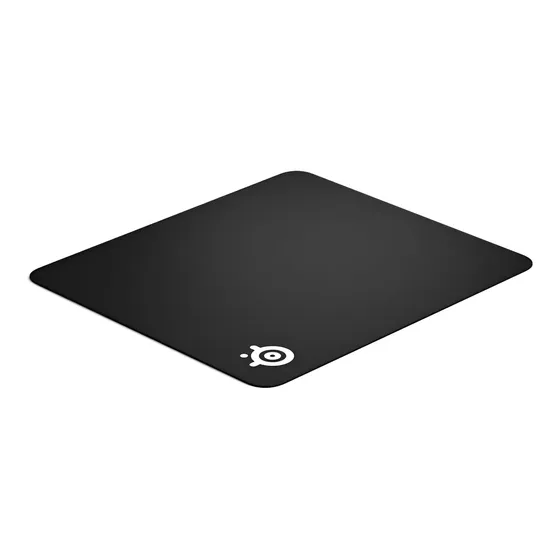 Mouse Pad Gamer SteelSeries QCK Grande, Preto, de Tecido e Borracha