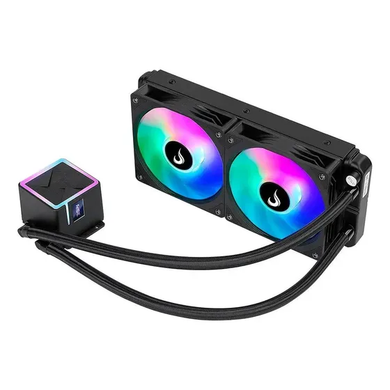 Water Cooler Gamer Rise Mode Black Argb Rainbow 240mm Water Cooler Gamer Rise Mode Black Argb Rainbow 240mm