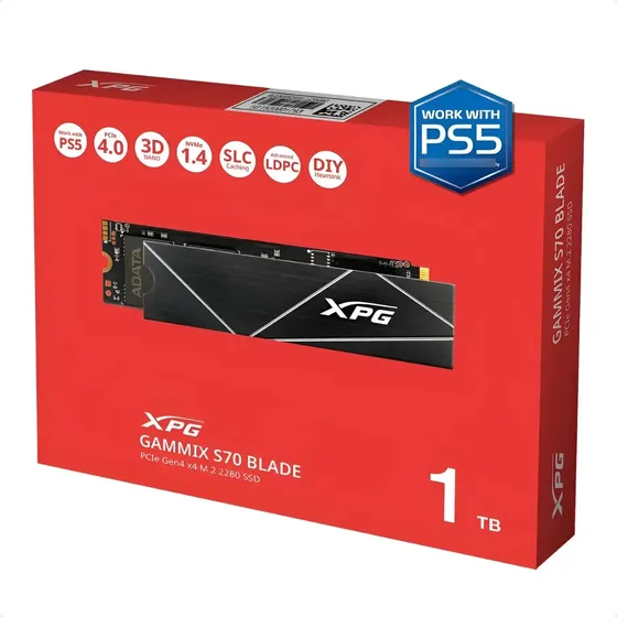Ssd M.2 Nvme 2280 Adata Xpg Gammix S70 1tb Ps5 Notebook Pc