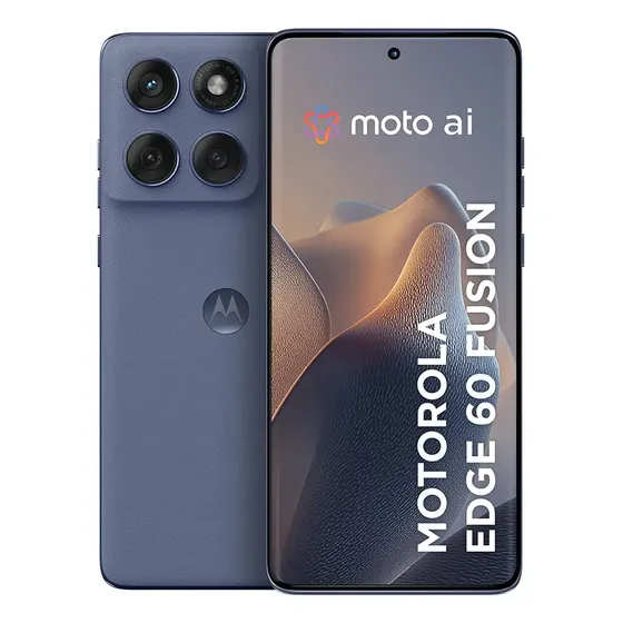 Smartphone Motorola Edge 60 Fusion 5g - 256gb 8gb Ram+8gb Ram Boost, 50mp Sony Ai Camera Ip68 Nfc - Cinza Vegan Leather - Aceitável (Recondicionado)