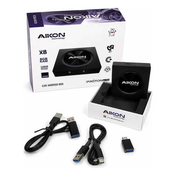 Streaming Box Android Aikon Android 14 8gb 128gb Carplay