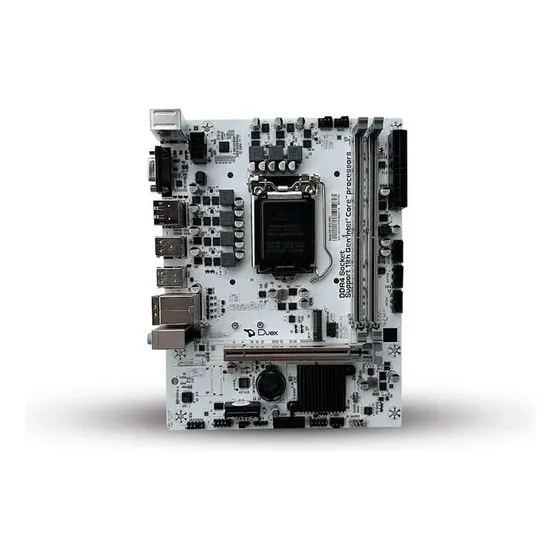 Placa-mãe Duex DX H510 PRO LGA 1200 DDR4 Branco mATX Intel H510