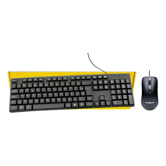 Combo Teclado Usb Silencioso Abnt2 + Mouse Office Escritório