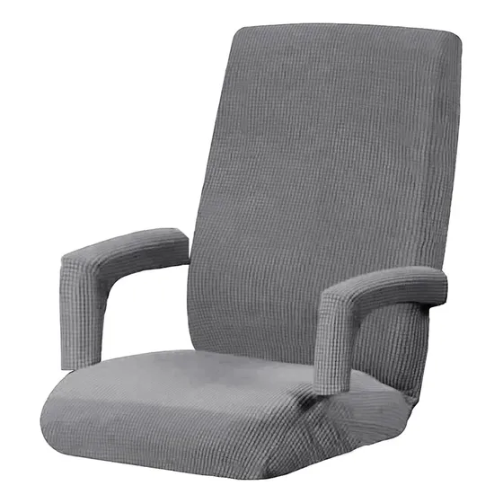 Capa De Cadeira De Escritório De Computador Gray Xl