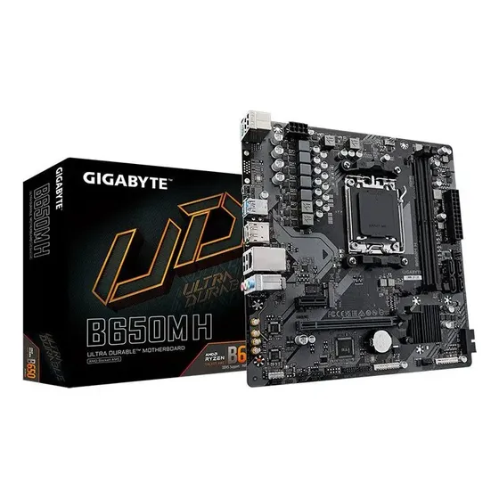Placa Mãe Gigabyte B650m H Am5 Ddr5 M.2 Nvme Micro Atx